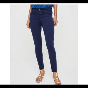 AG Farrah Skinny Dark blue velvet